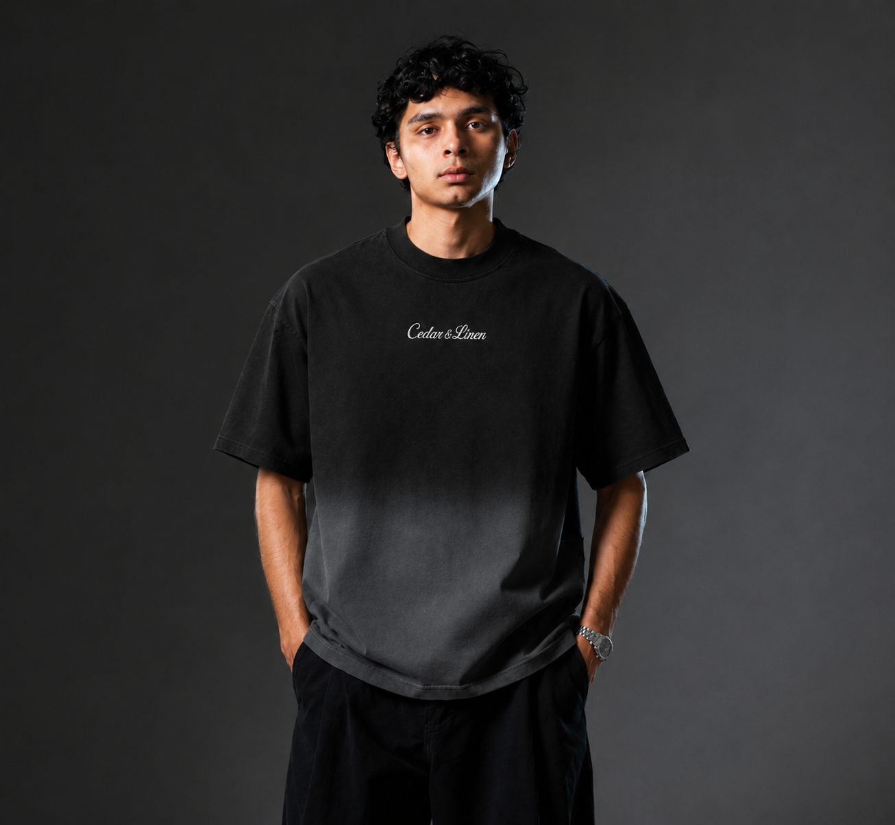 OMBRÉ COLLECTION C&L BOXY FIT TEE
