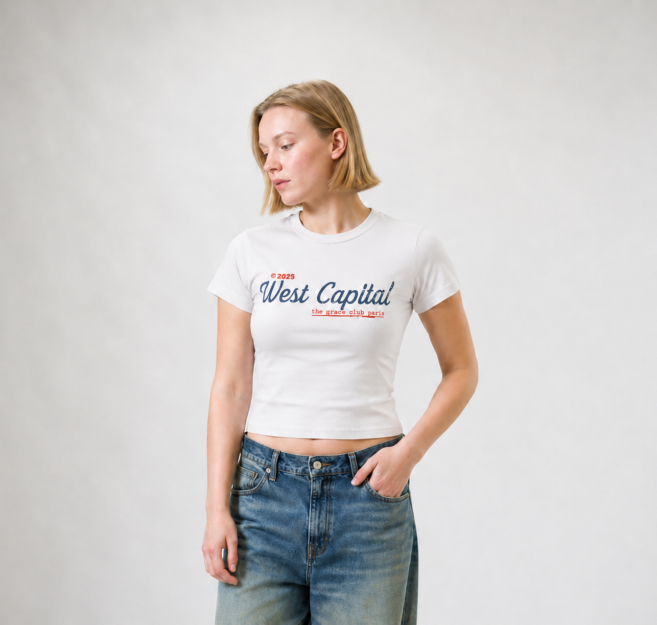 WEST CAPITAL WOMEN'S FITTED TEE